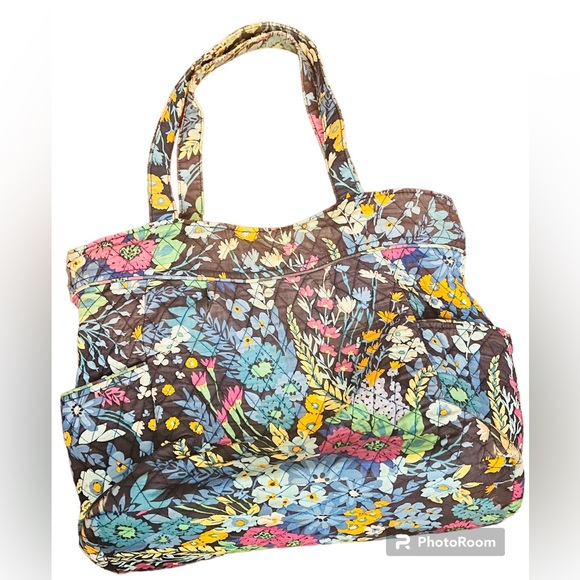 Vera Bradley-Midnight Blues Tote - Picture 2 of 3